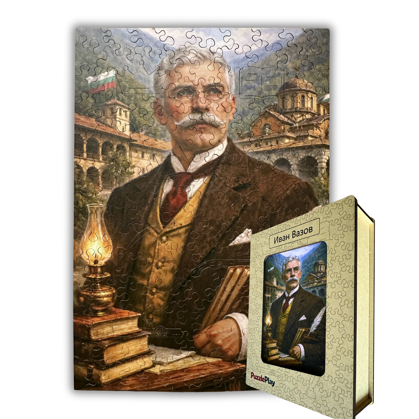 Дървен пъзел "Иван Вазов"