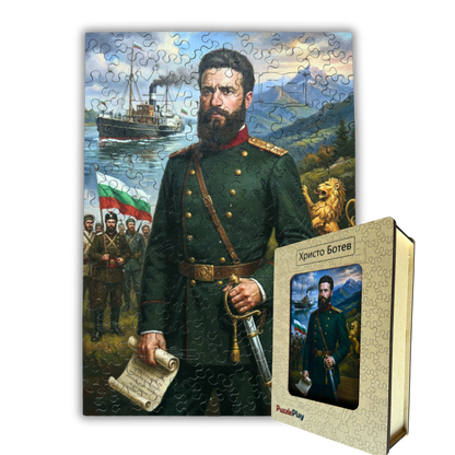 Дървен пъзел "Христо Ботев"