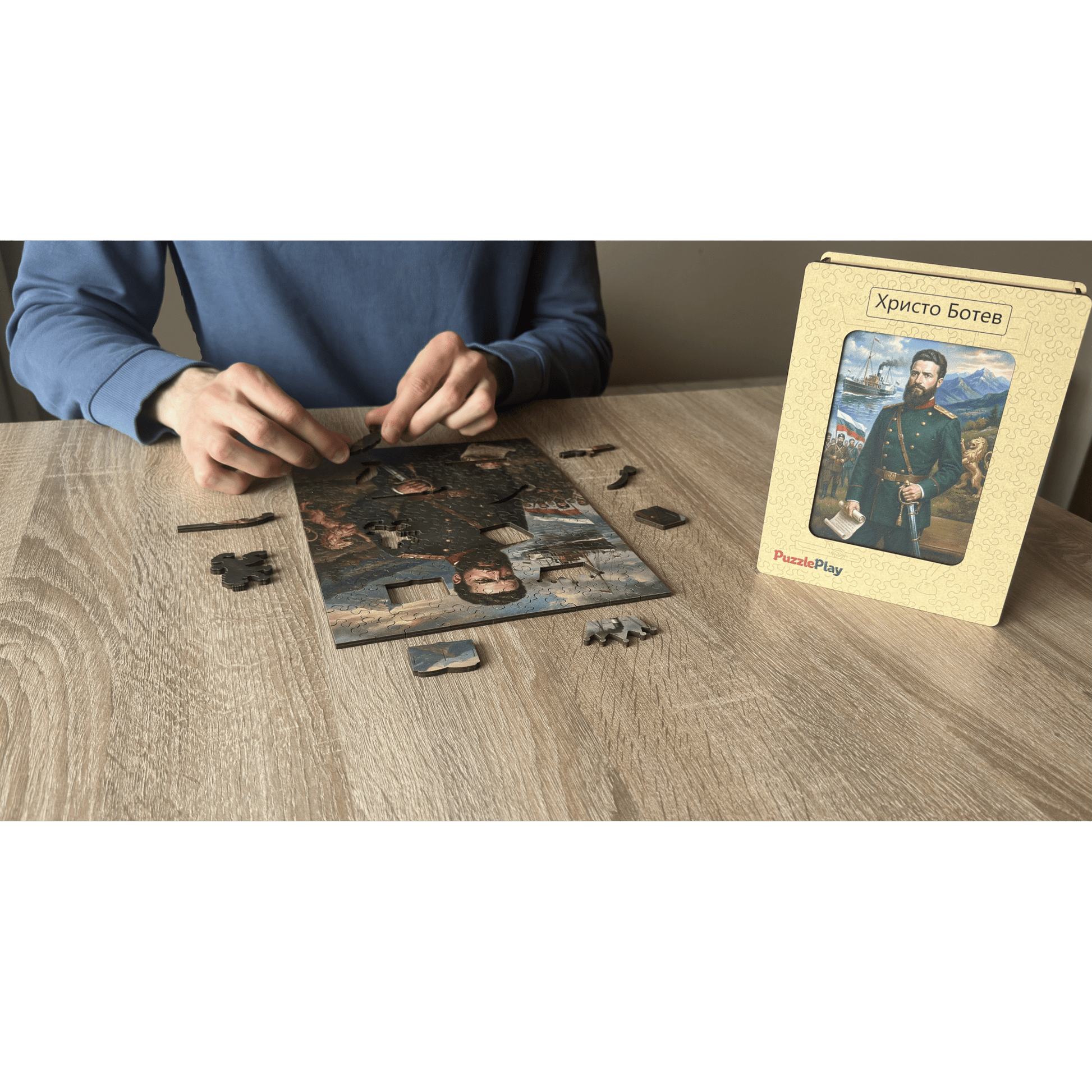 Дървен пъзел "Христо Ботев" - Puzzleplay